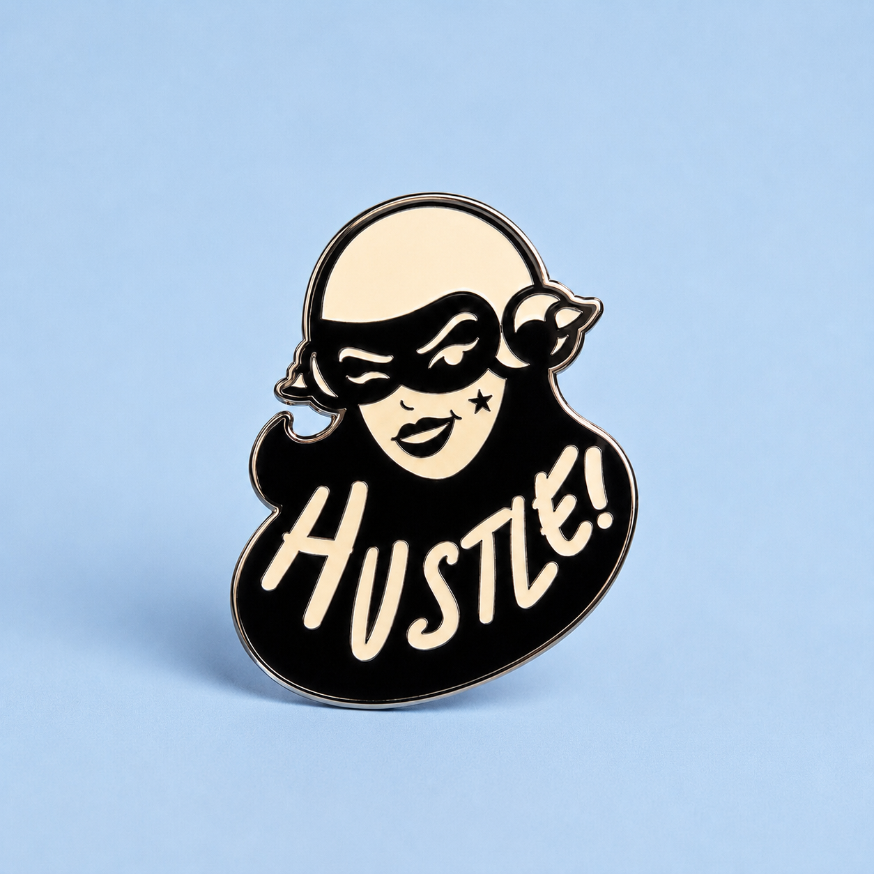 Hustle Enamel Pin