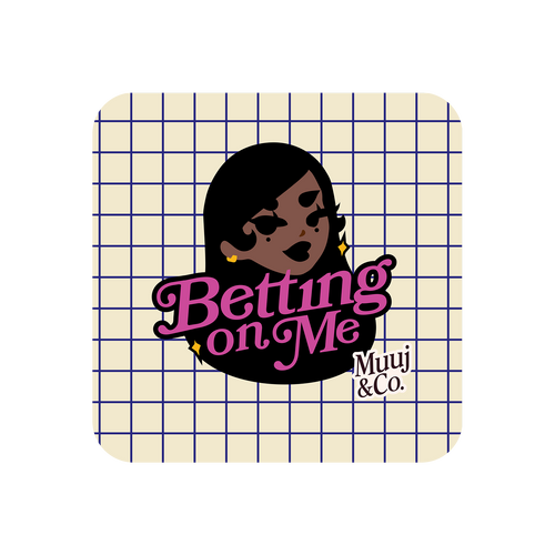Betting on me Acrylic pin