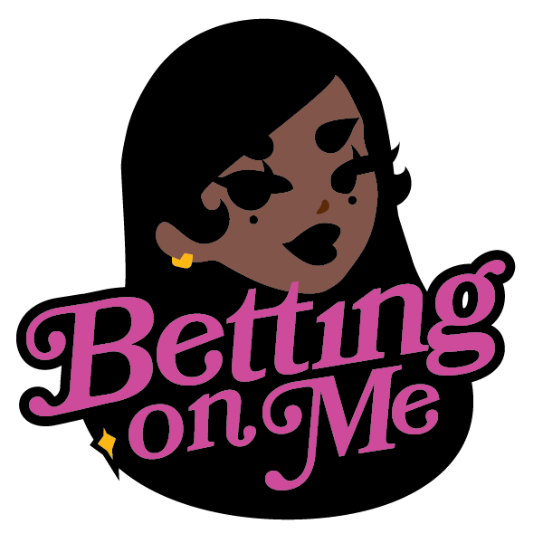 Betting on me Acrylic pin