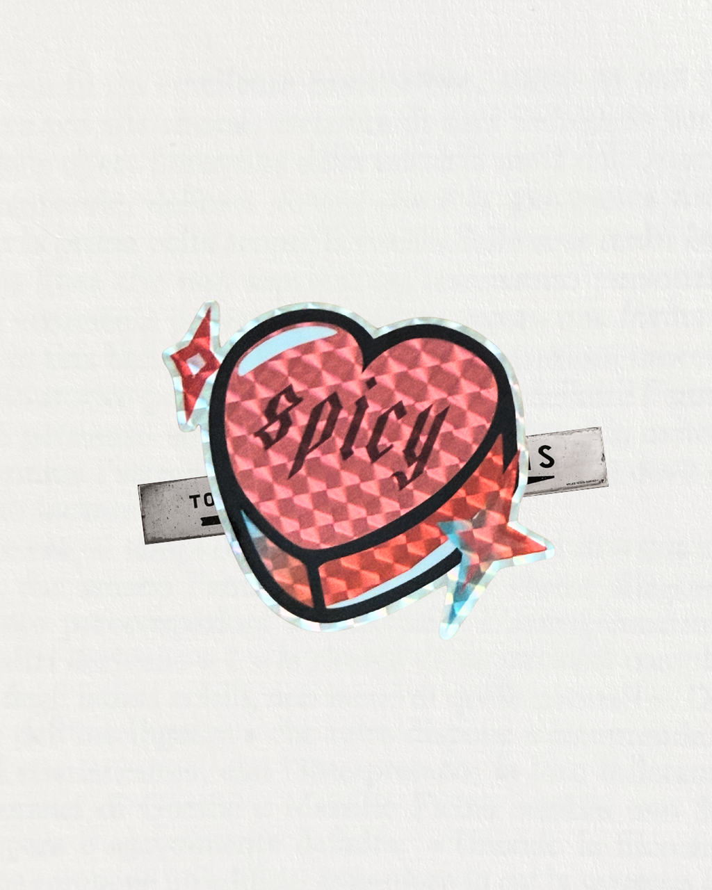 Spicy Candy Heart Sticker