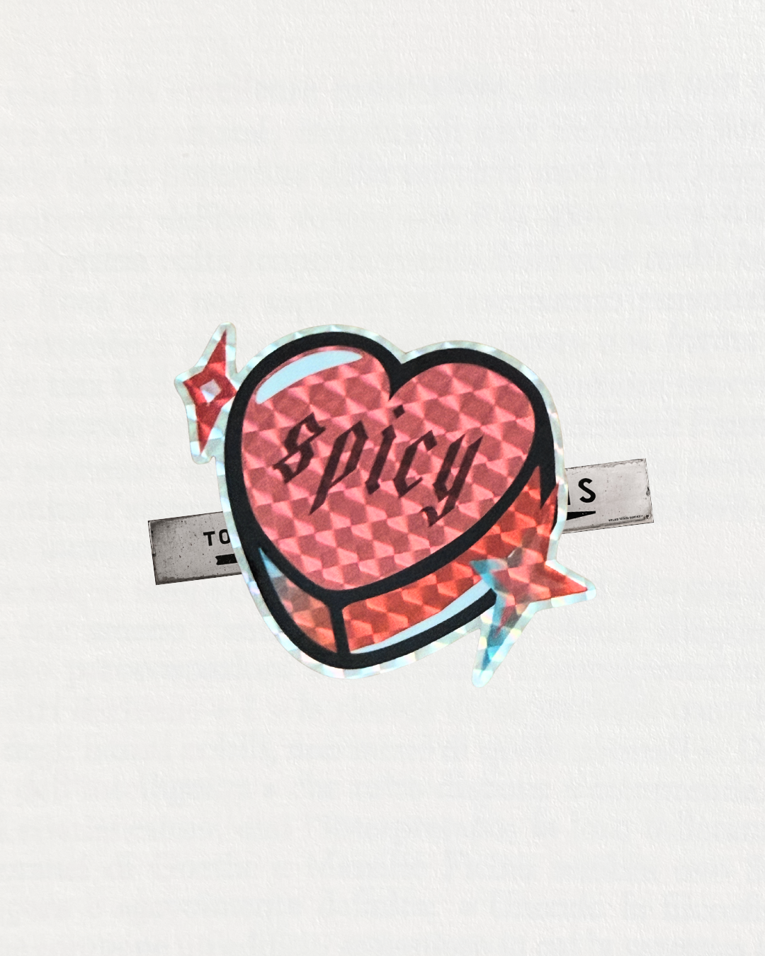 Spicy Candy Heart Sticker