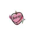 Bossy Heart Keychain