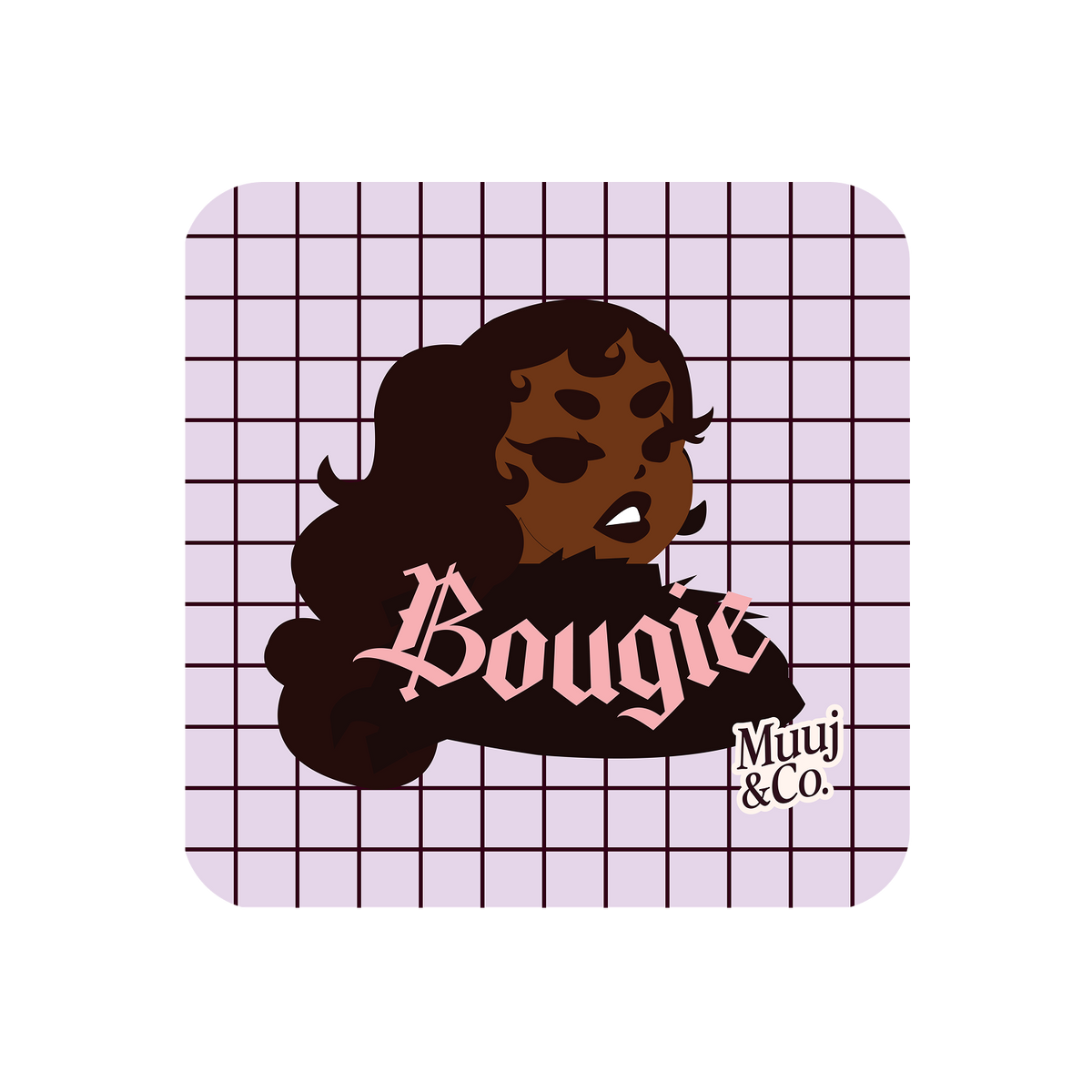Bougie Acrylic Pin