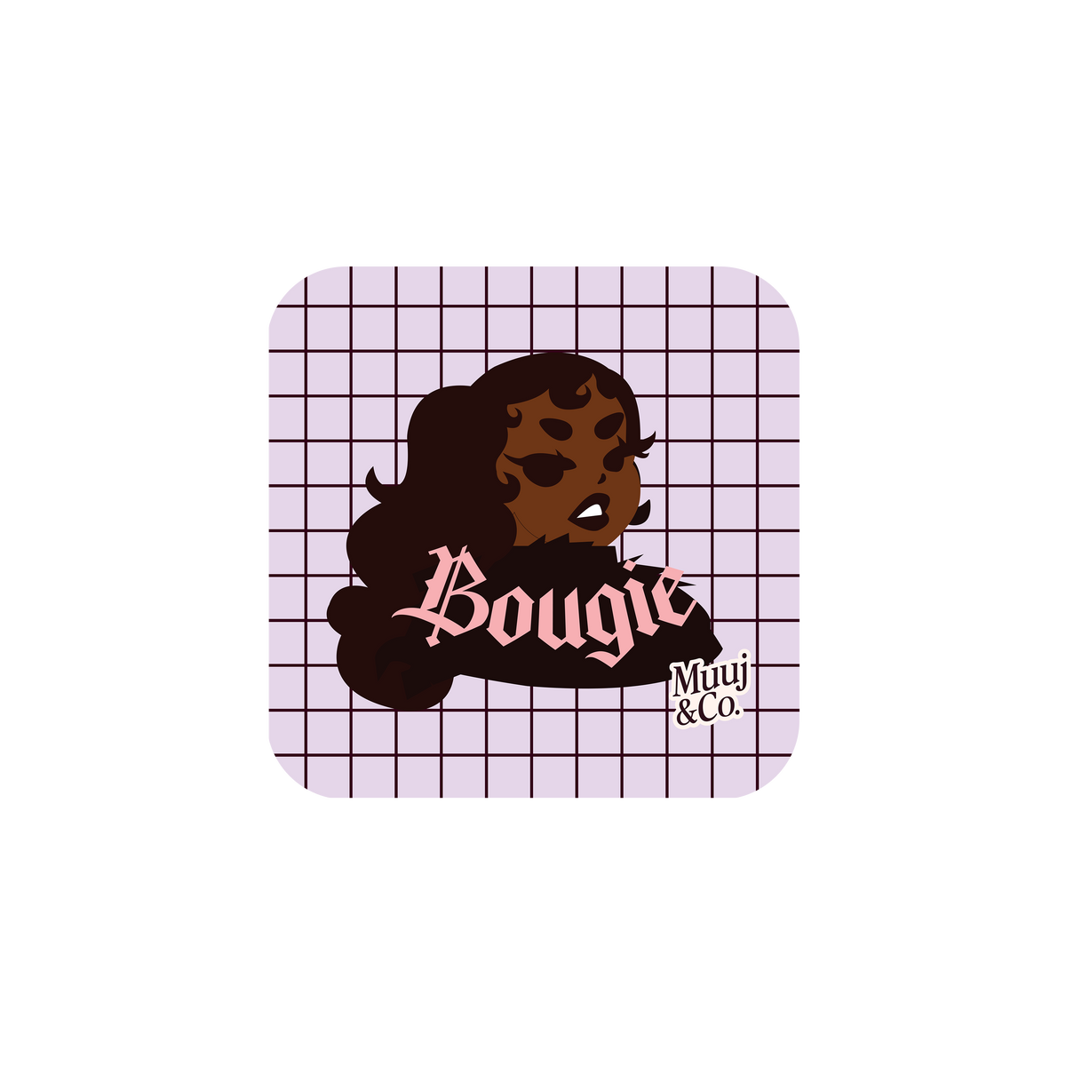 Bougie Acrylic Pin