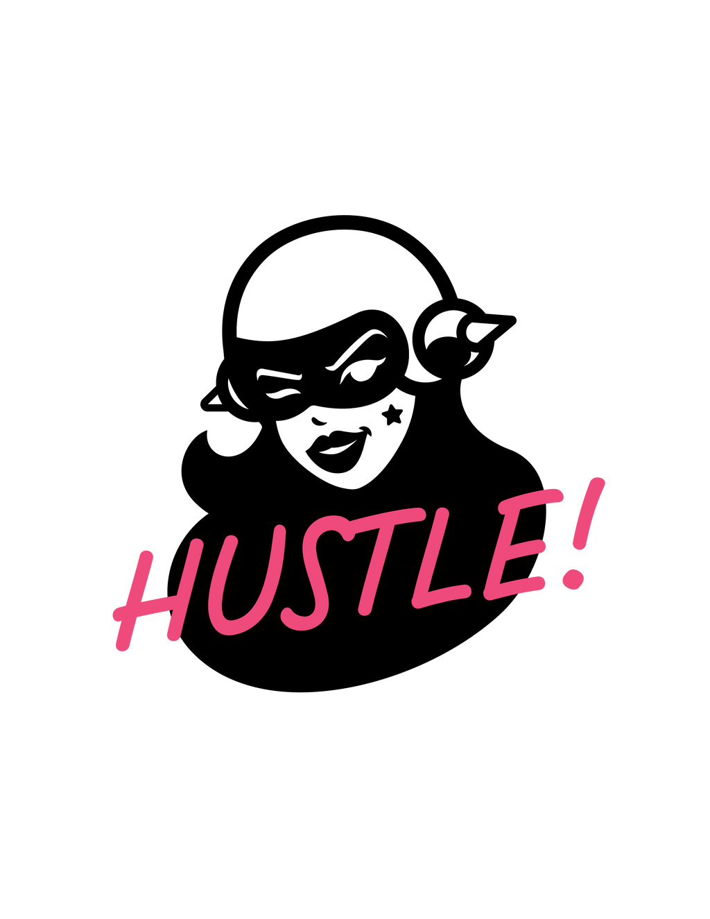 Hustle Sticker