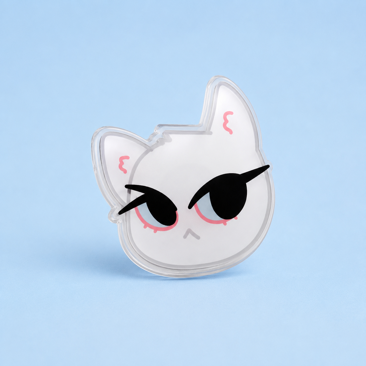 Spoiled Kitty Acrylic Pin