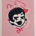 Lover Girl Romantic Vinyl Sticker