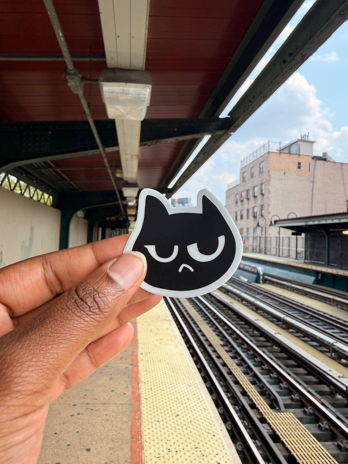 Sassy Cat Vinyl Sticker