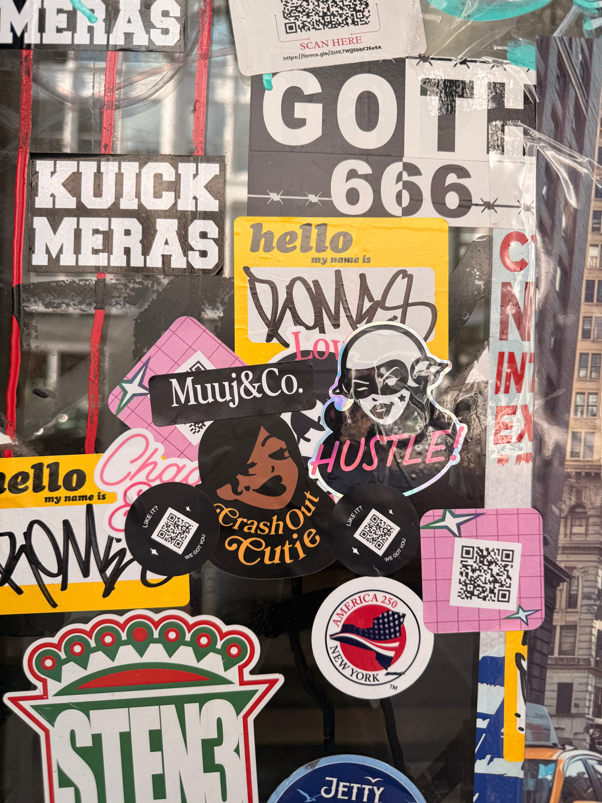 Hustle Motivational Vinyl Sticker
