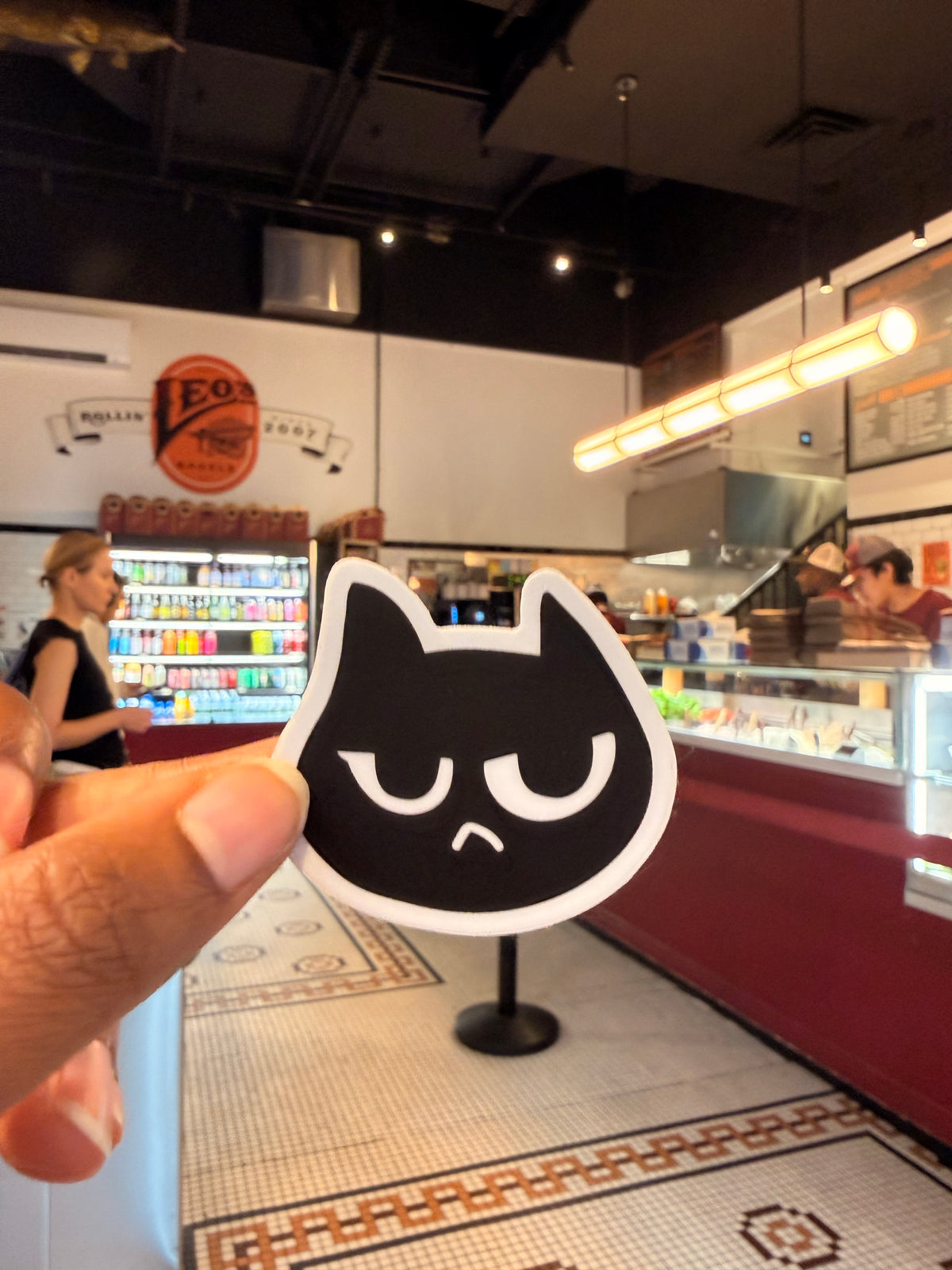 Sassy Cat Vinyl Sticker