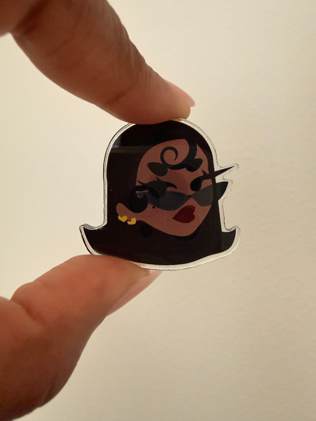 Standing on Business Acrylic Pin