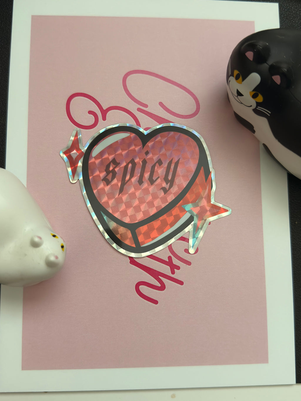 Spicy Candy Heart Sticker