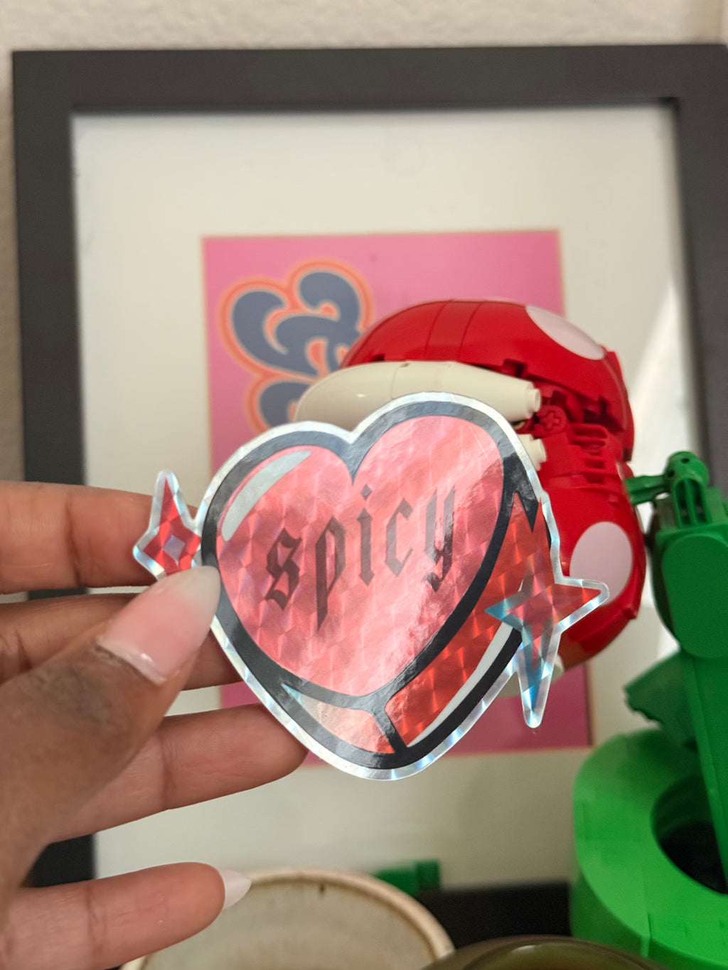 Spicy Candy Heart Sticker