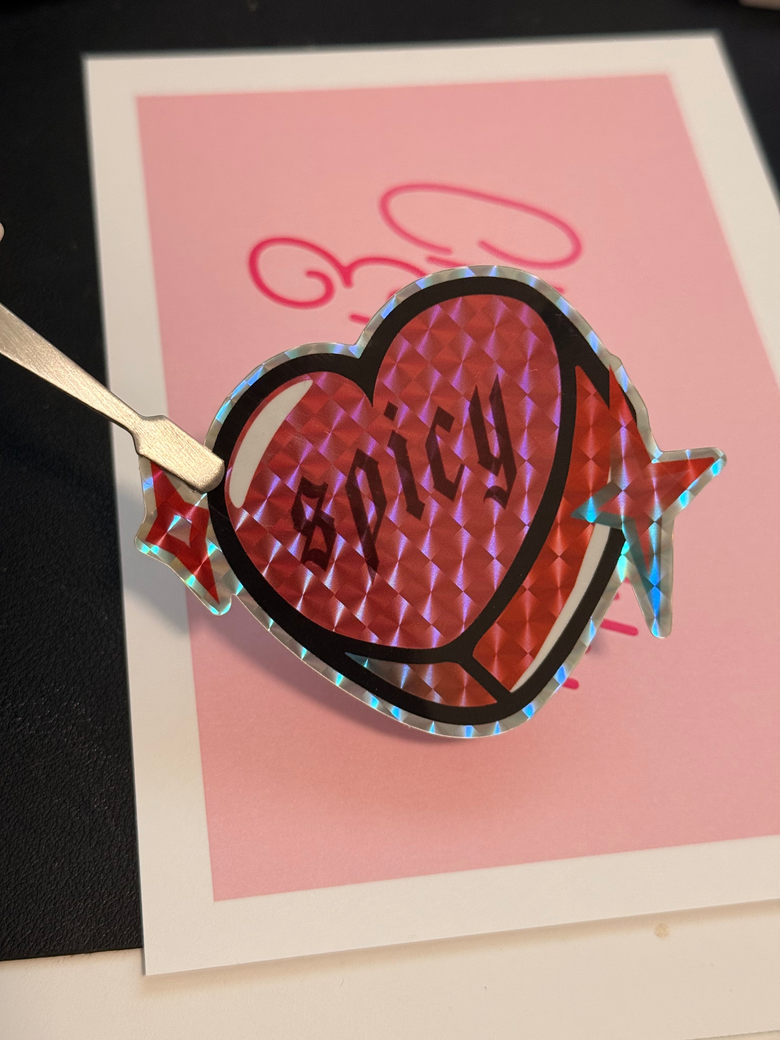 Spicy Candy Heart Sticker