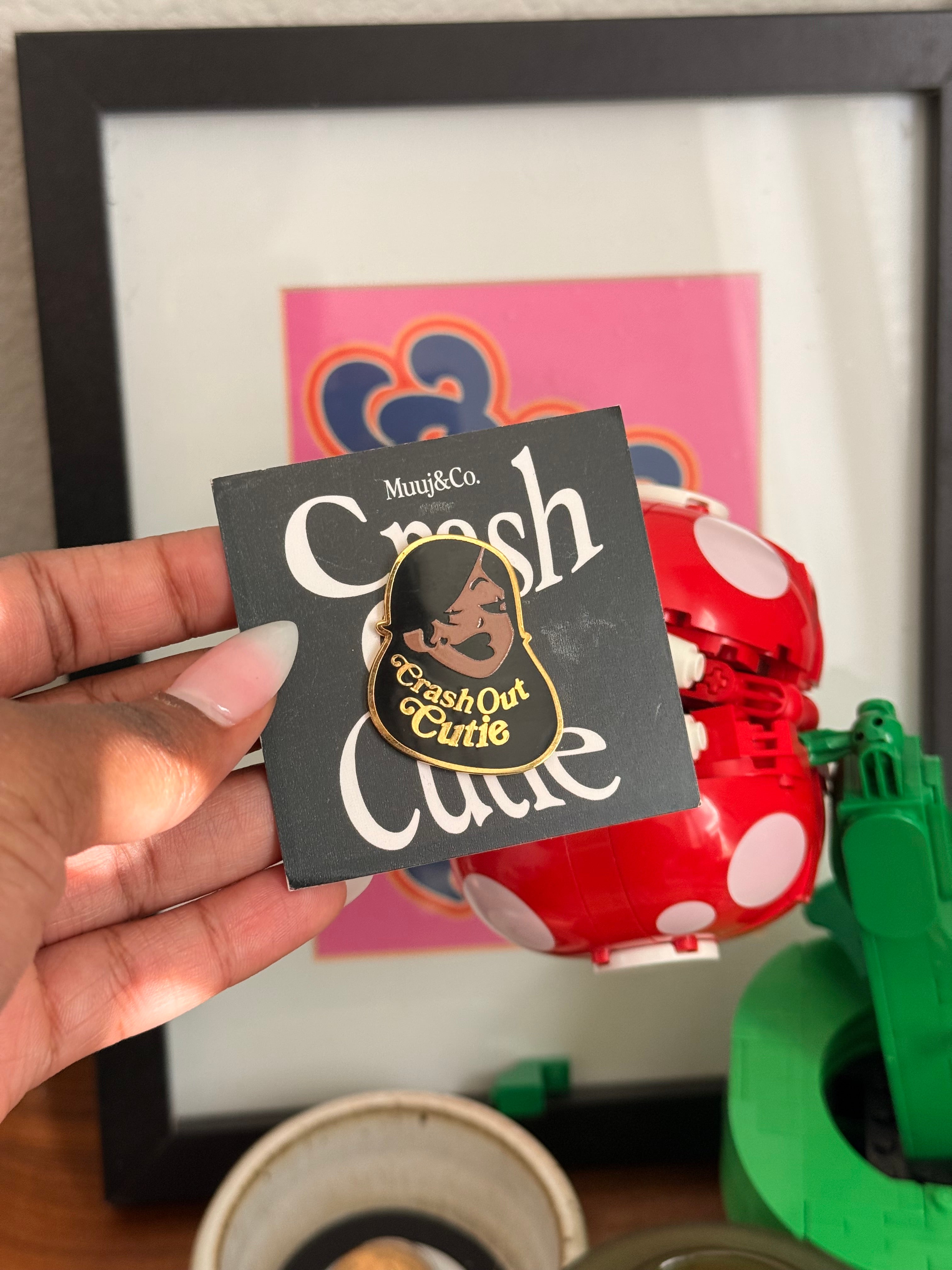 Crash Out Cutie Pin
