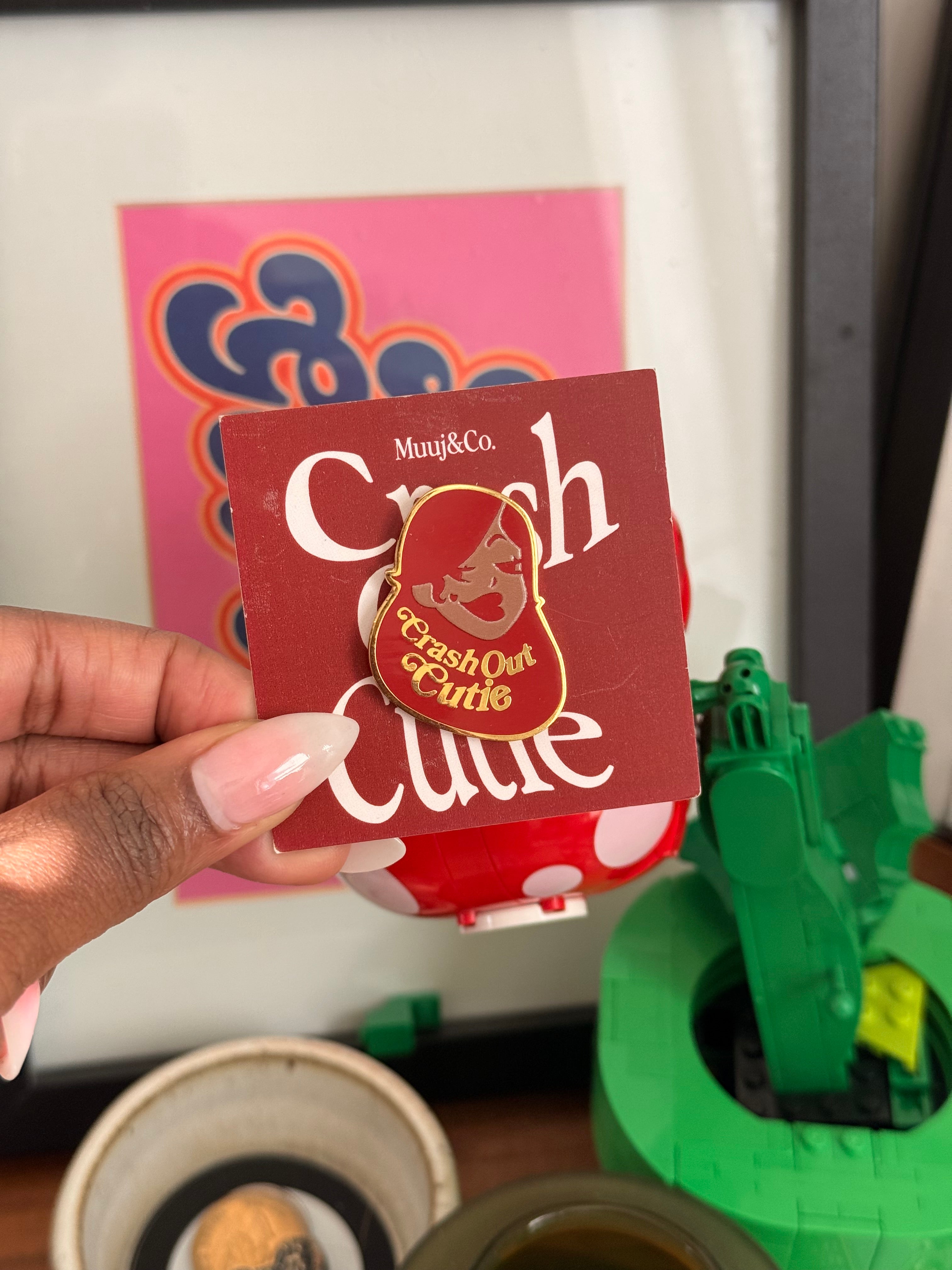 Crash Out Cutie Pin
