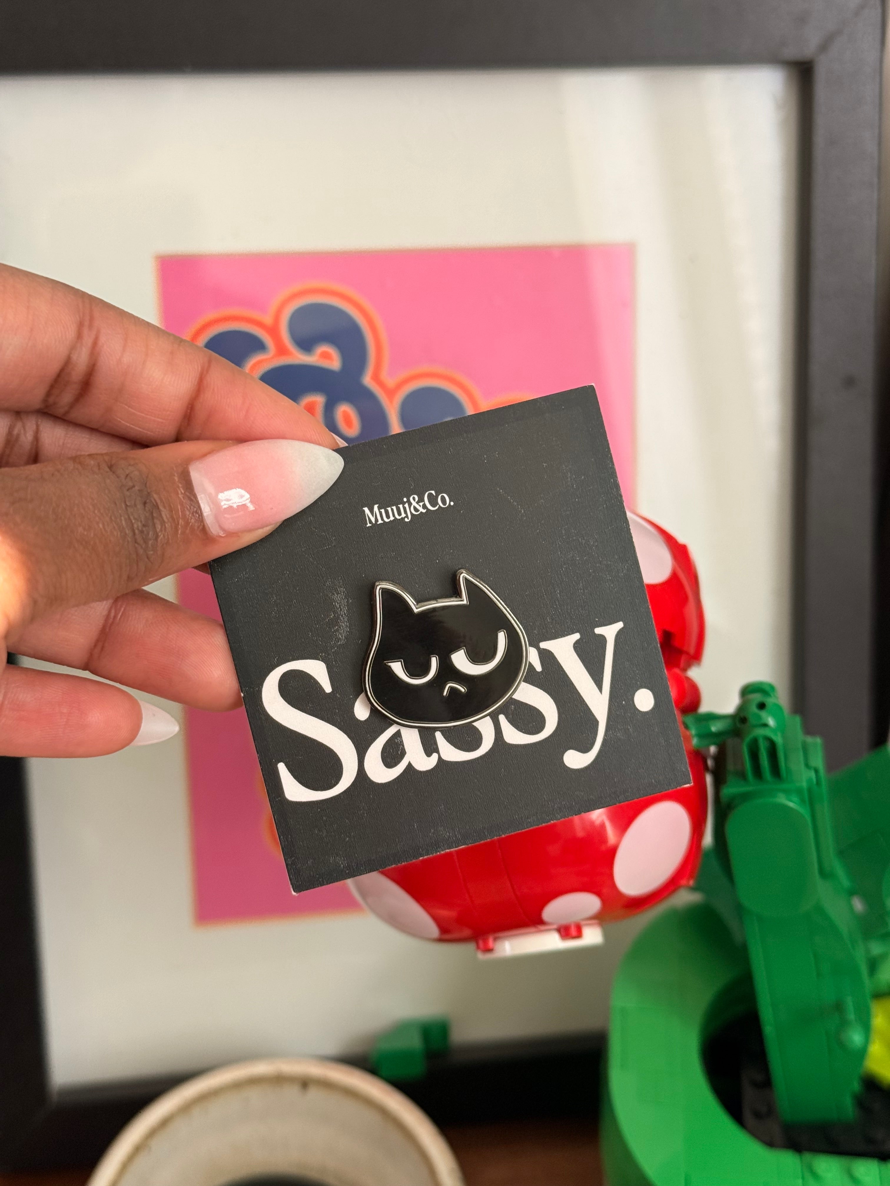 Sassy Cat Pin