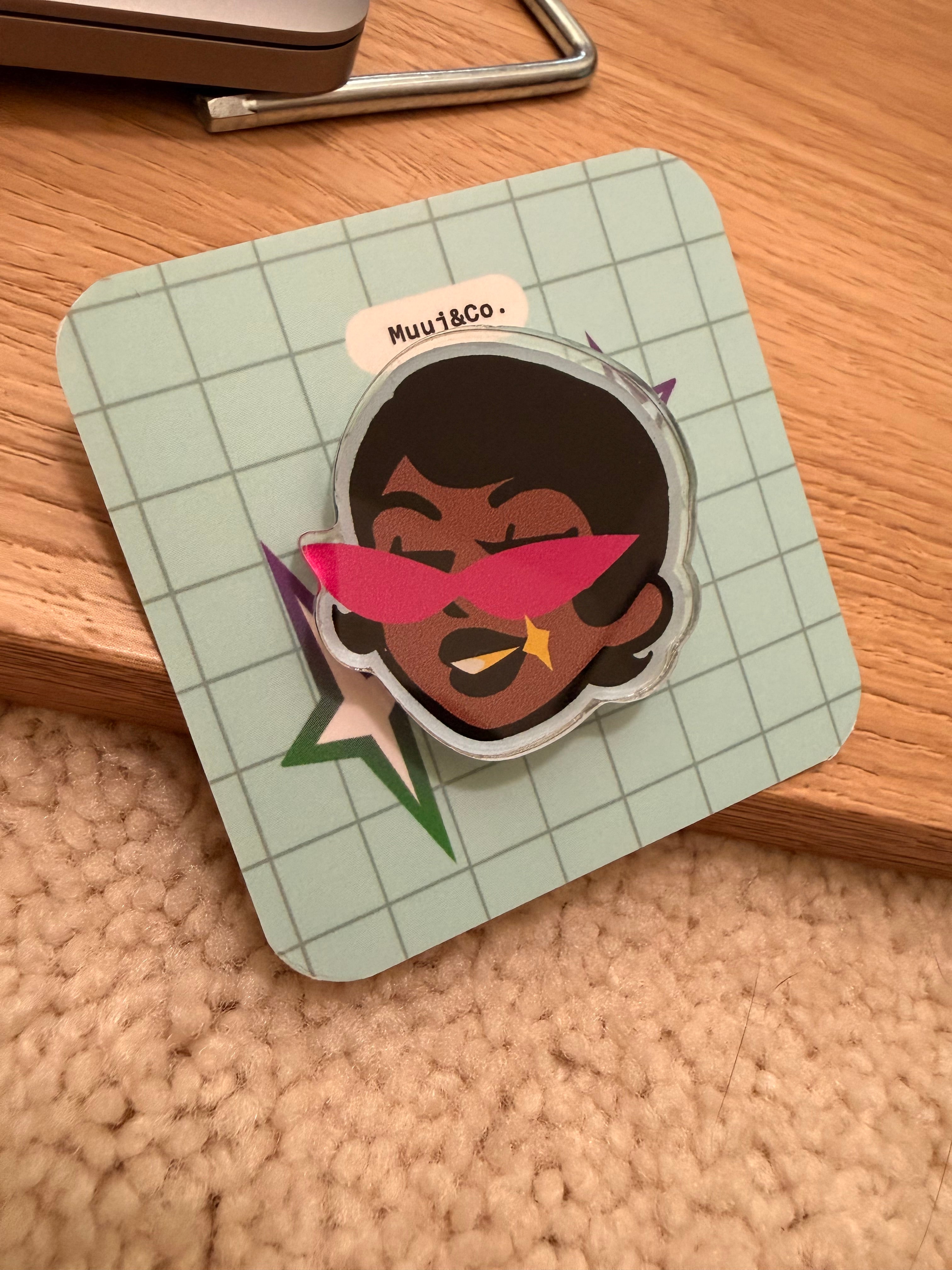 It Girl Acrylic Pin