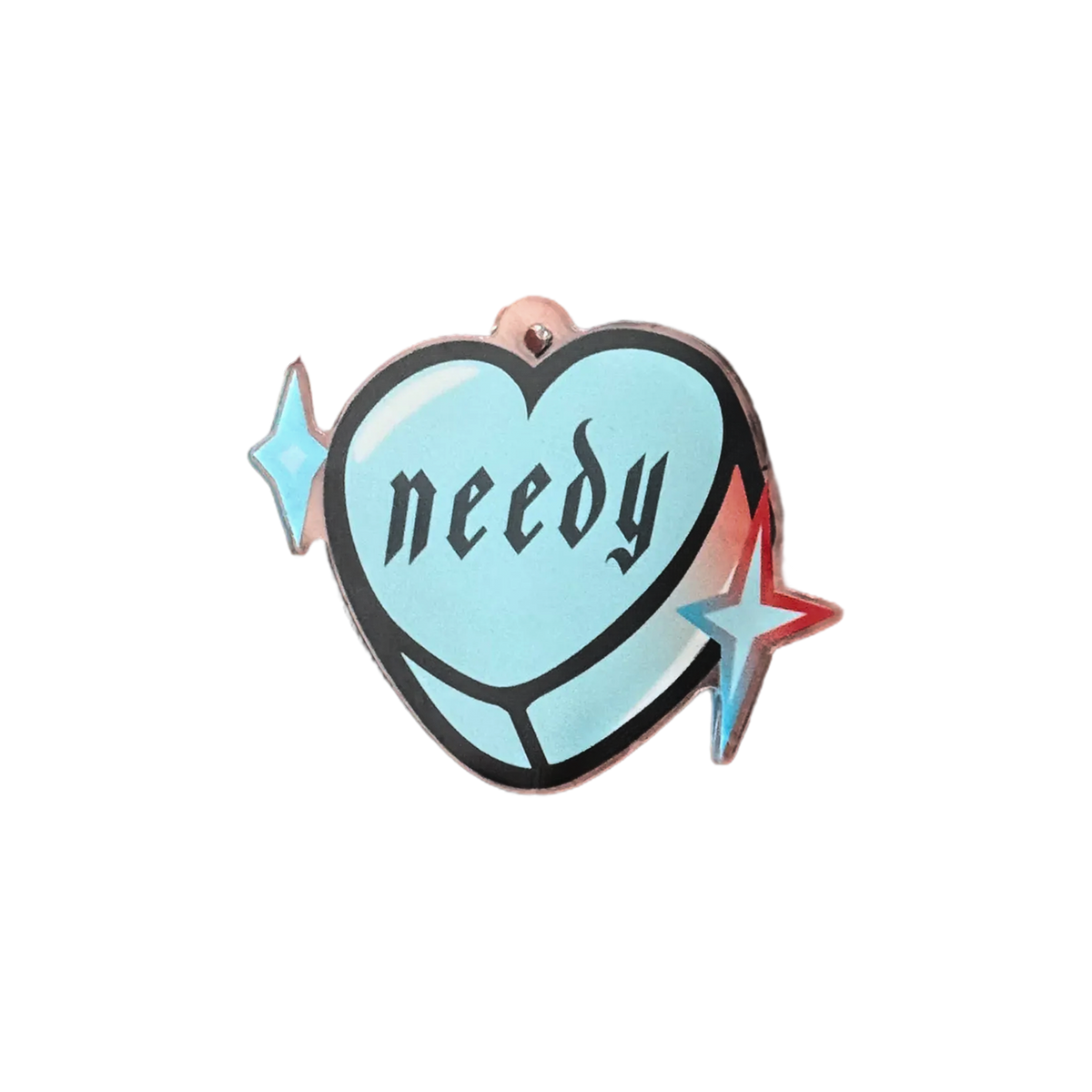 Needy Heart Acrylic Keychain