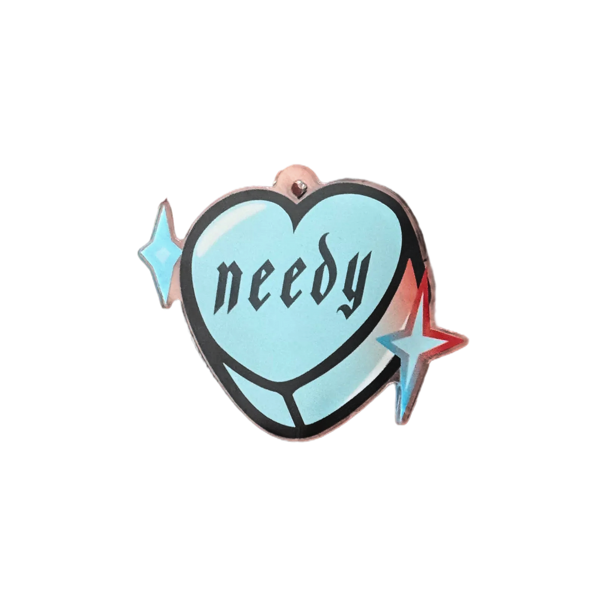 Needy Heart Acrylic Keychain