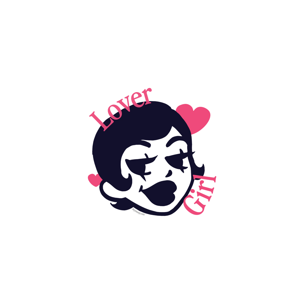 Lover Girl Romantic Vinyl Sticker