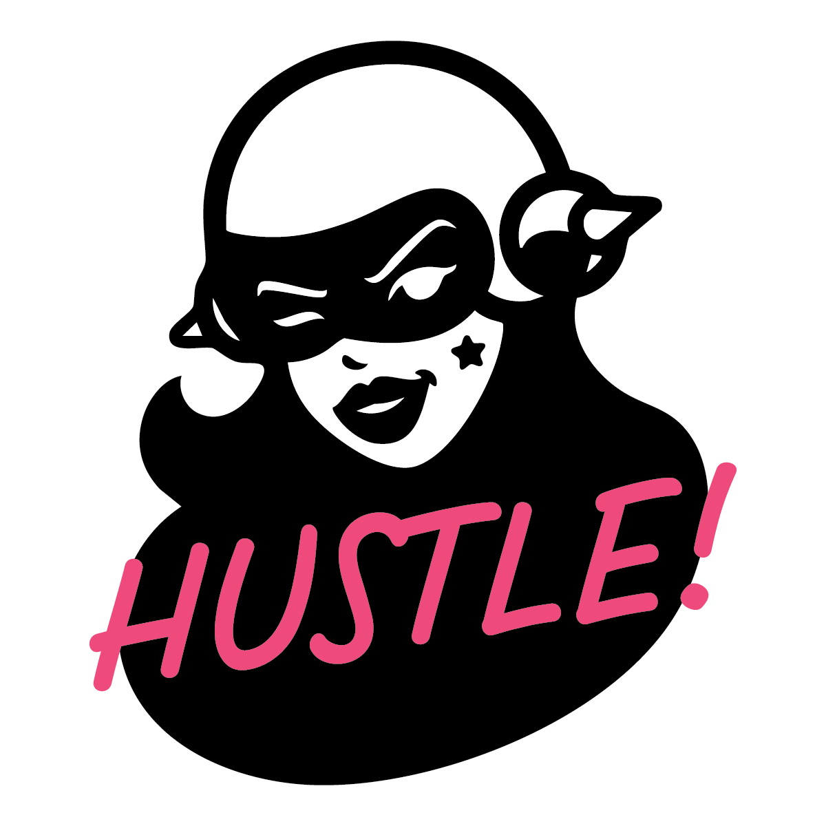 Hustle Sticker