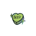 Toxic Candy Heart Sticker