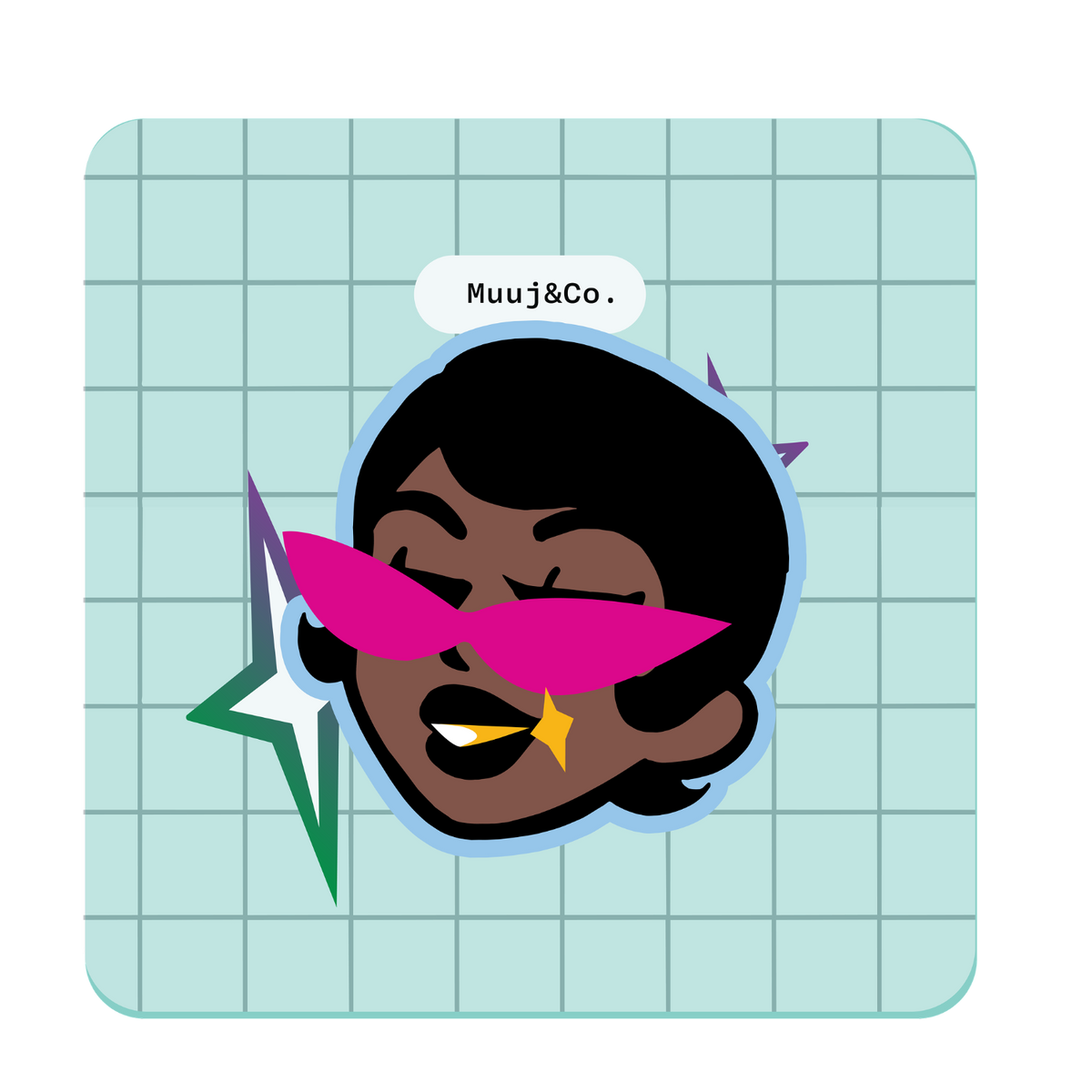 It Girl Acrylic Pin