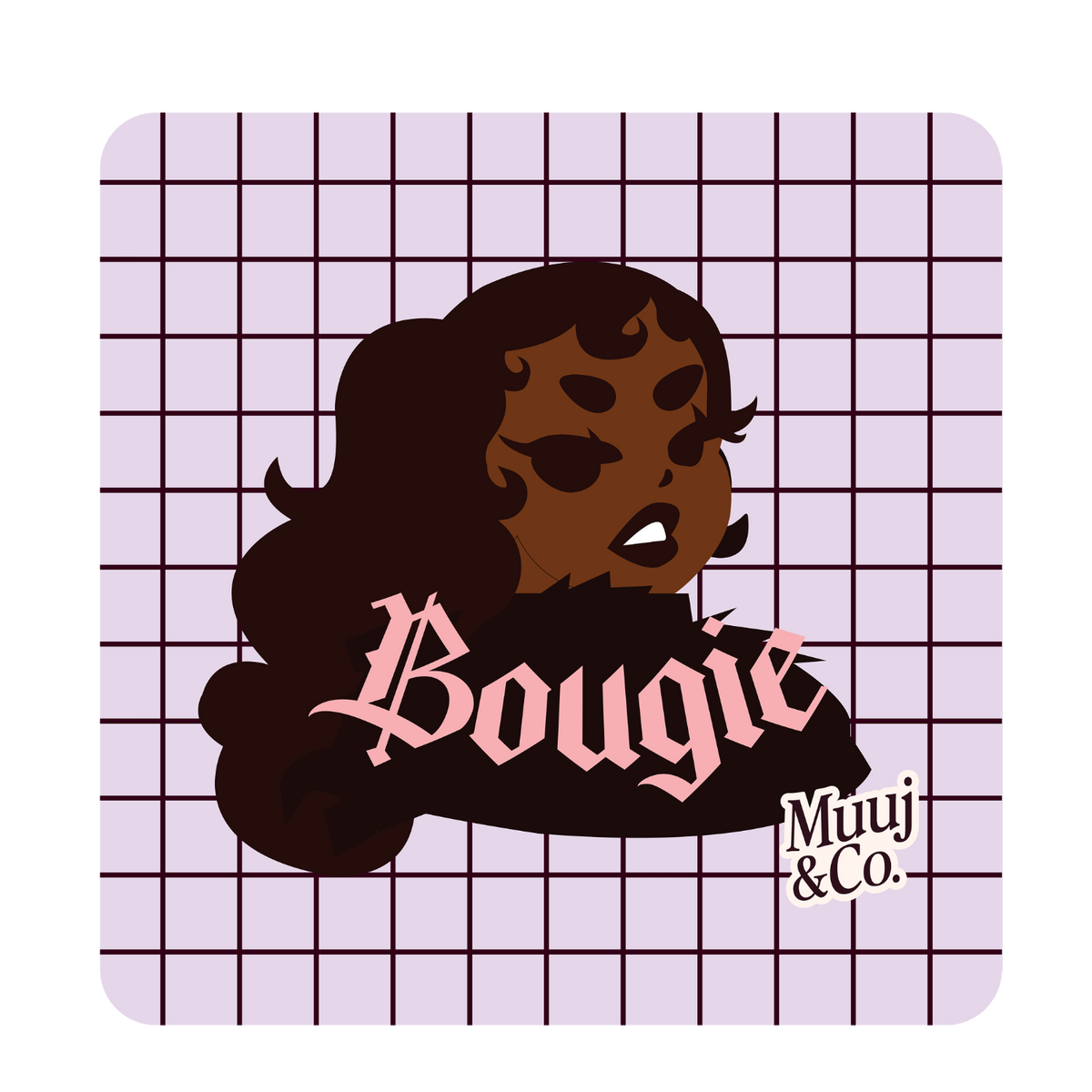 Bougie Acrylic Pin