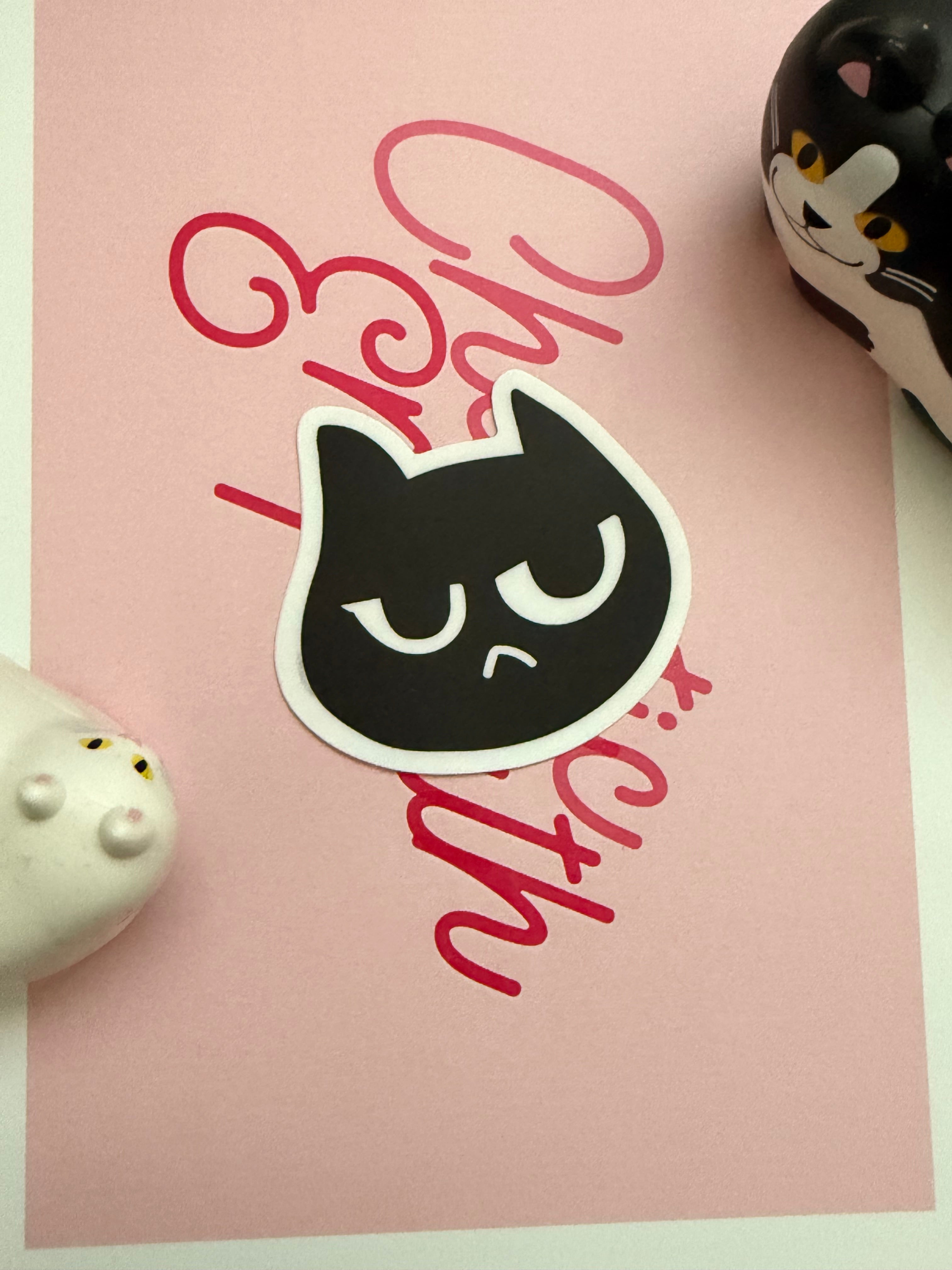 Sassy Cat Vinyl Sticker