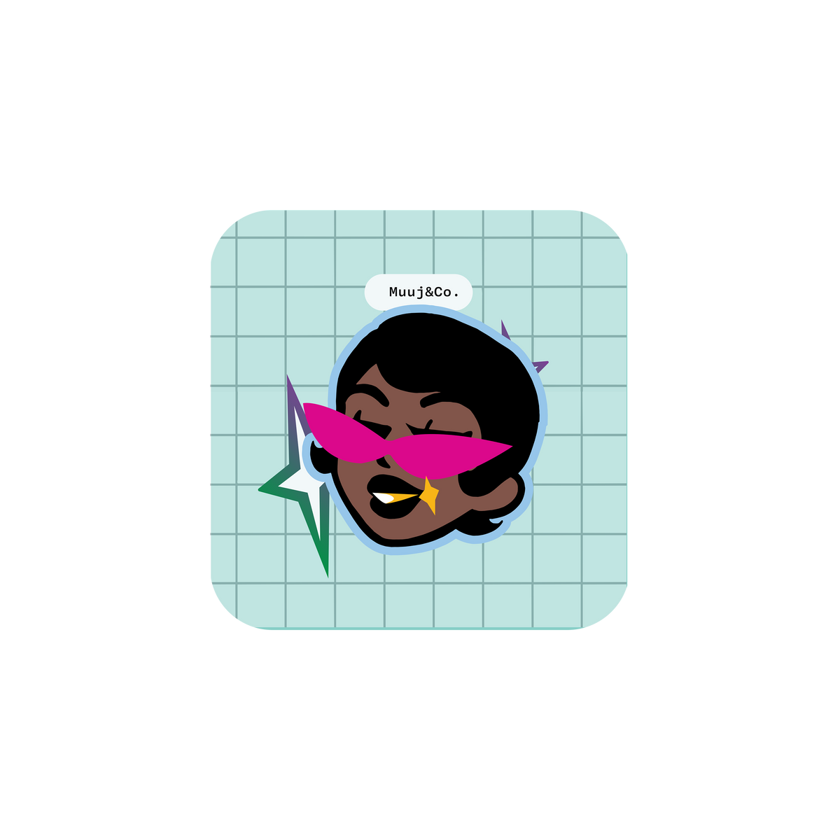 It Girl Acrylic Pin
