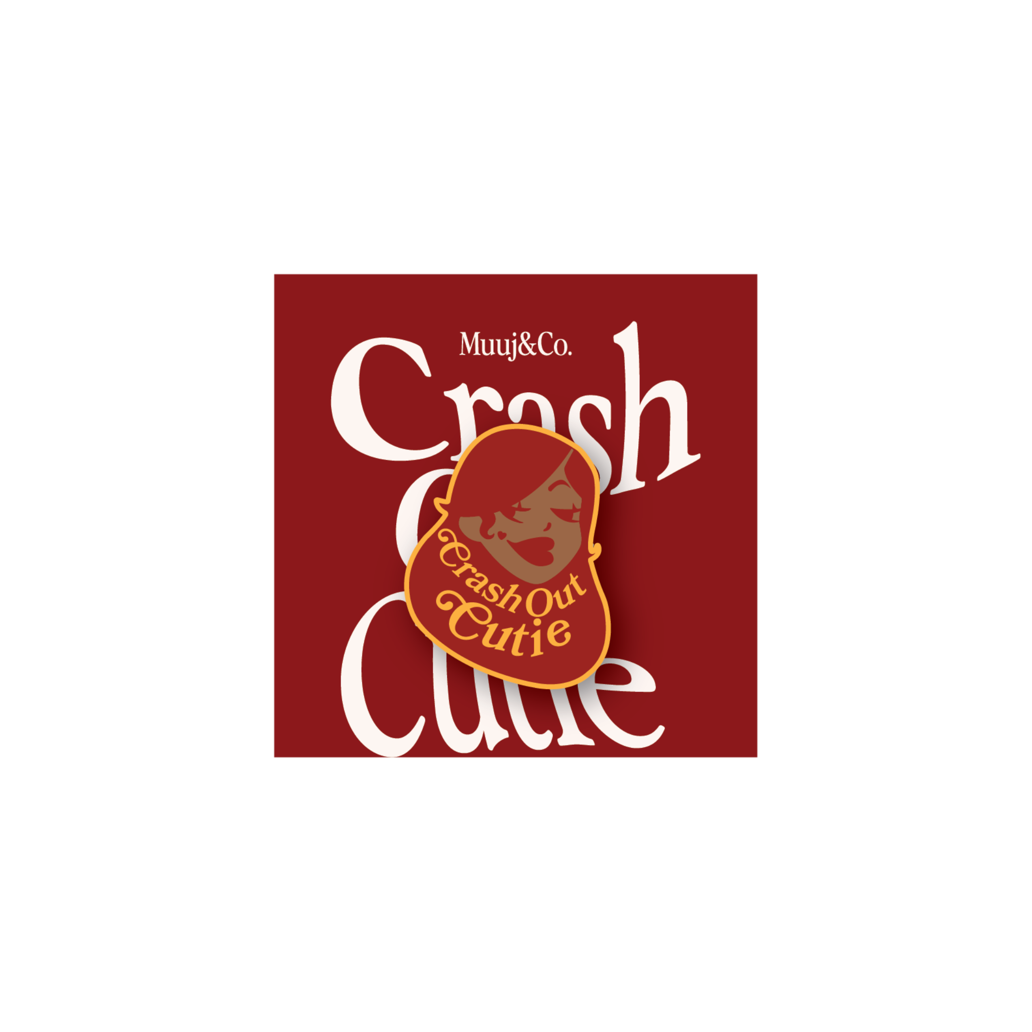 Crash Out Cutie Enamel Pin