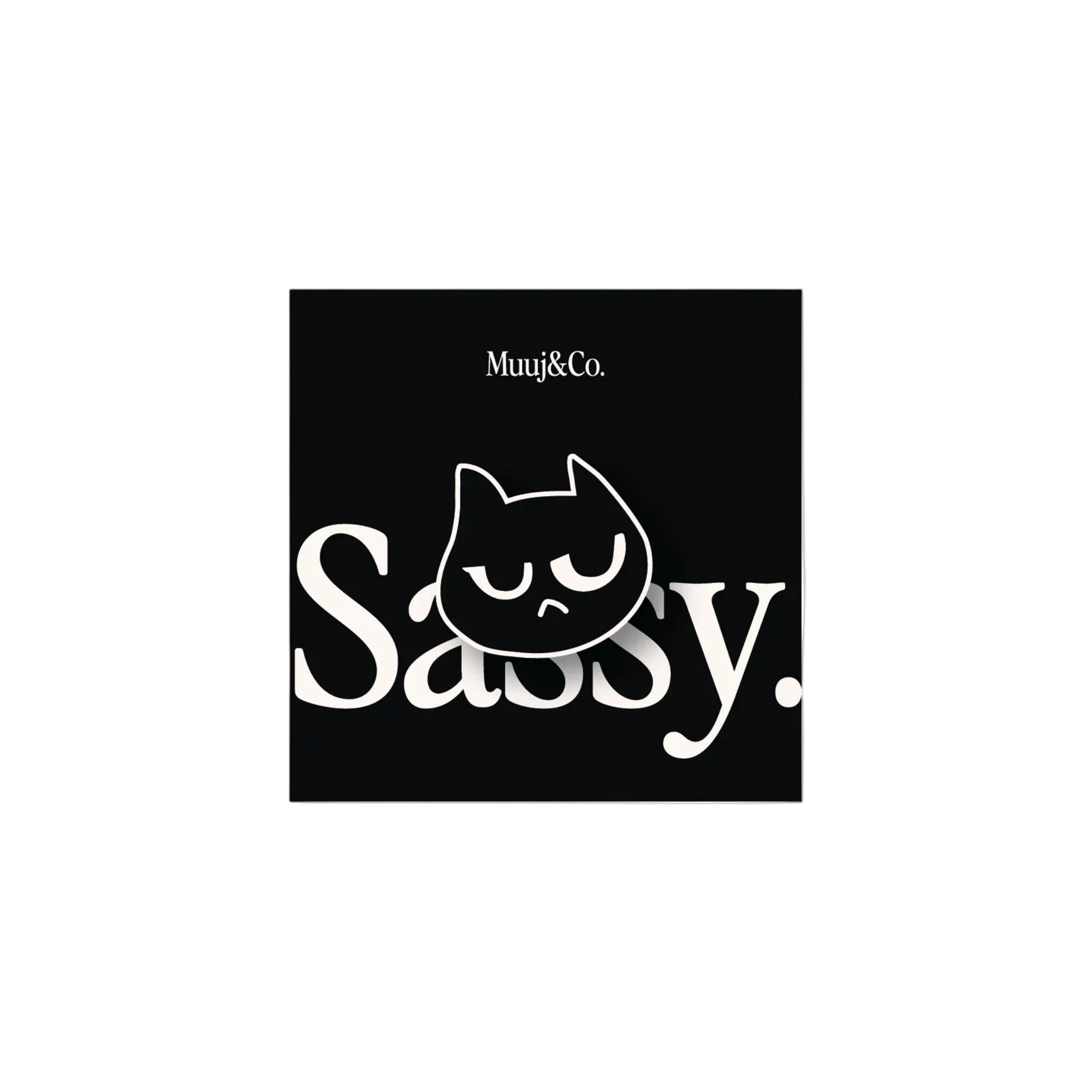 Sassy Cat Enamel Pin