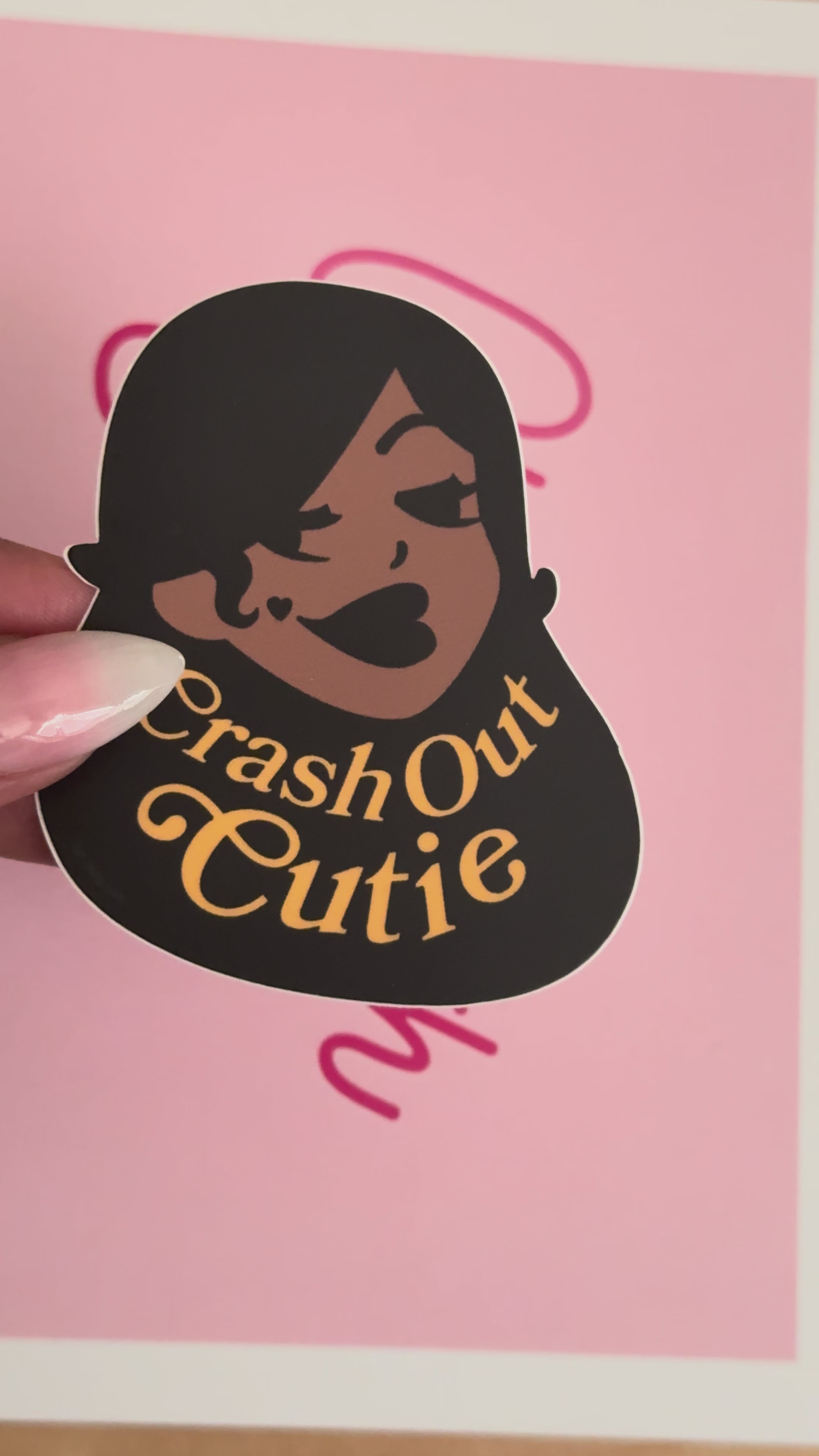Crash out Cutie Sticker