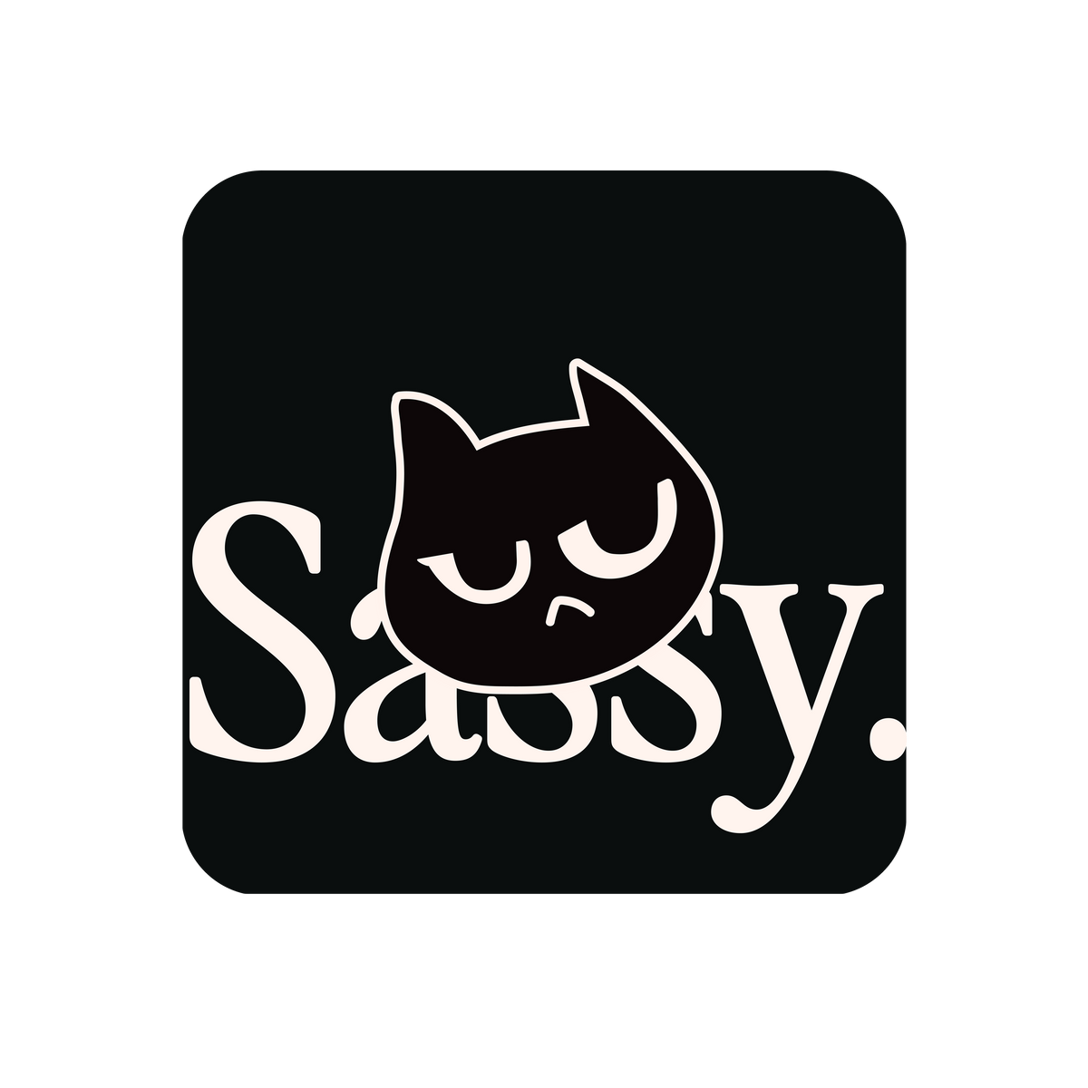 Sassy Cat Enamel Pin
